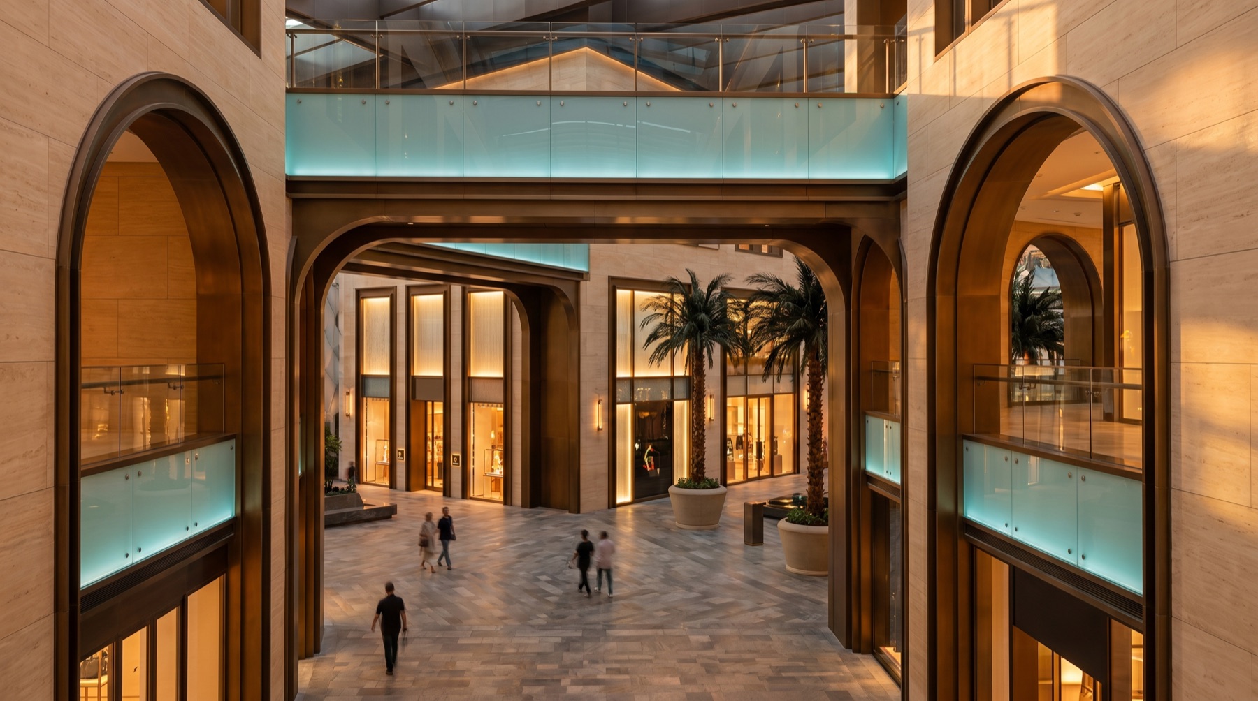 Premium architectural retail atrium
